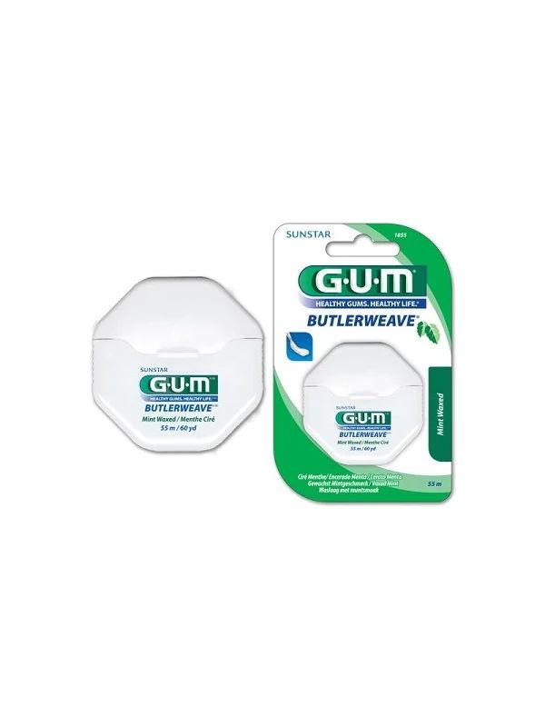 GUM FIL DENTAIRE CIRE MENTHOL 54,8M 1855