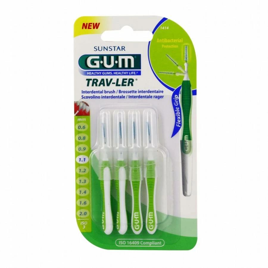 Gum Brossette Travel 1.1mm 1414