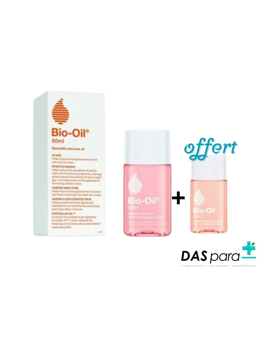 BIO-OIL PACK HUILE DE SOIN 60+25ML GRATUIT