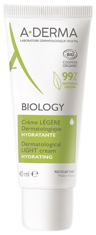 A-DERMA BIOLOGY CRÈME HYDRATANTE LÉGÈRE 40ML