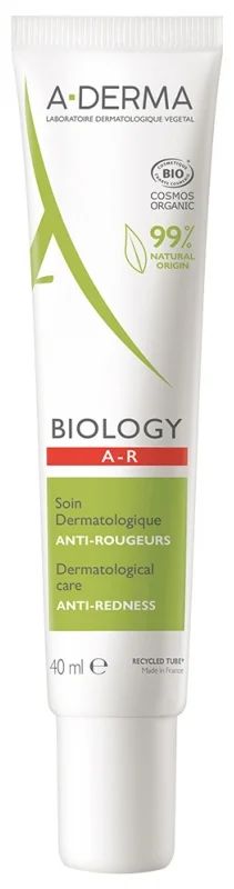 A-DERMA BIOLOGY AR SOIN DERMATOLOGIQUE ANTI-ROUGEURS 40ML