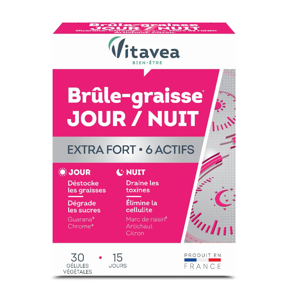 VITAVEA BRULE GRAISSE JOUR/NUIT BT/30