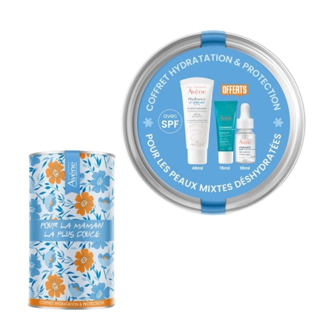 AVENE COFFRET HYDRANCE LEGERE UV 30+ SERUM HYDRANCE BOOST 10 ML + GEL CLEANENCE 15 ML