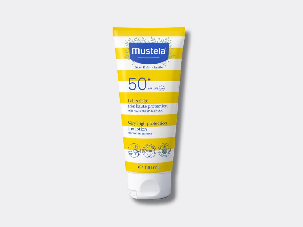 MUSTELA LAIT SOLAIRE BEBE-ENFANT SPF50+ /100ML