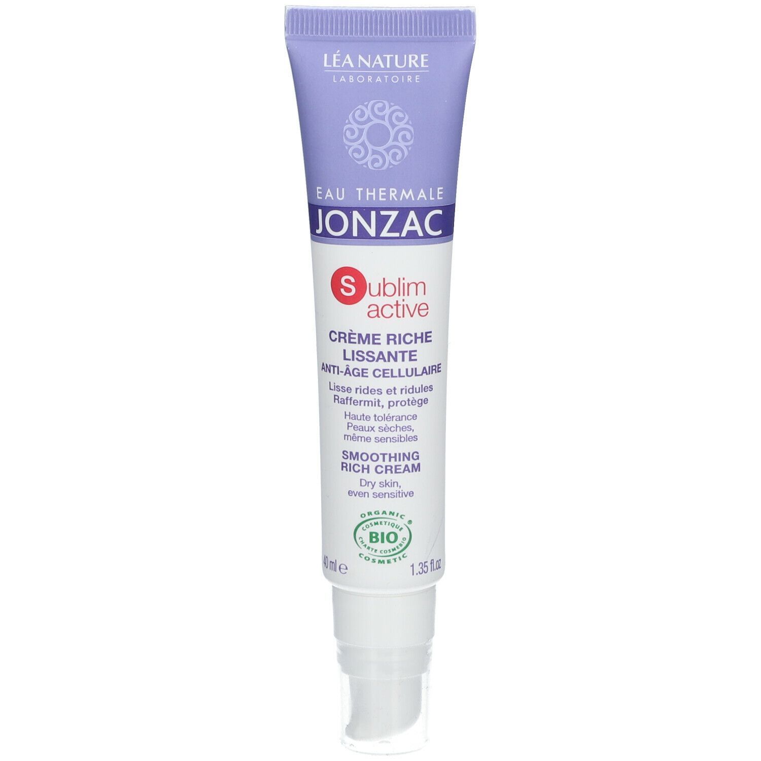 JONZAC SUBLIMACTIVE CREME RICHE LISSANTE ANTI AGE