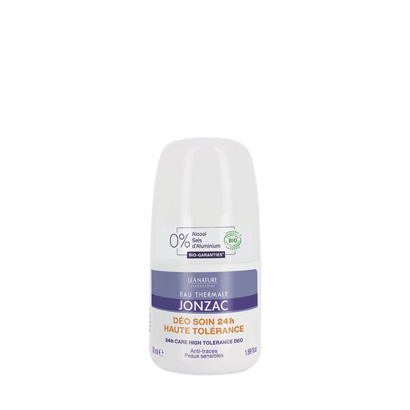 JONZAC DEO SOIN HAUTE TOLERANCE ANTI TRACES PEAUX SENSIBLES 24H 50ML