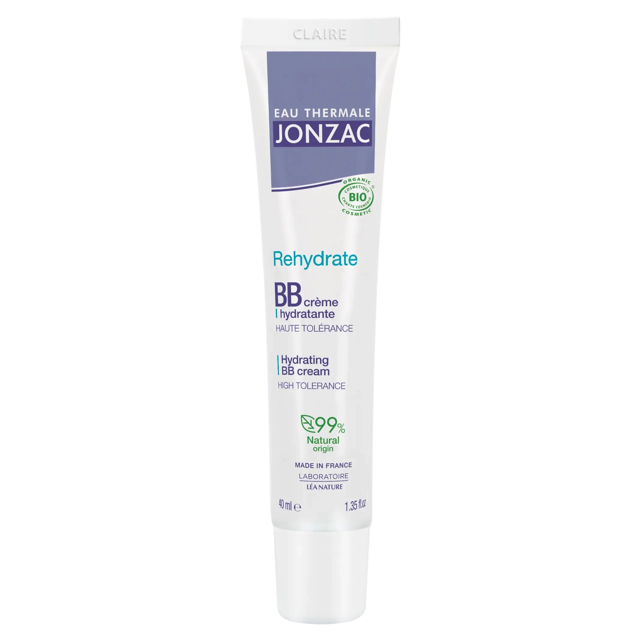 JONZAC REHYDRATE BB CREME HYDRATANTE CLAIRE SPF 10 40ML
