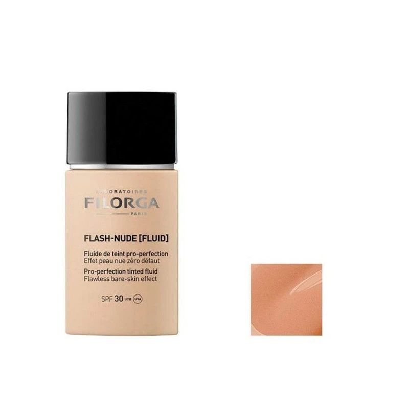 FILORGA FLASH-NUDE FLUIDE - NUDE GOLD (02)SPF30 30ML 