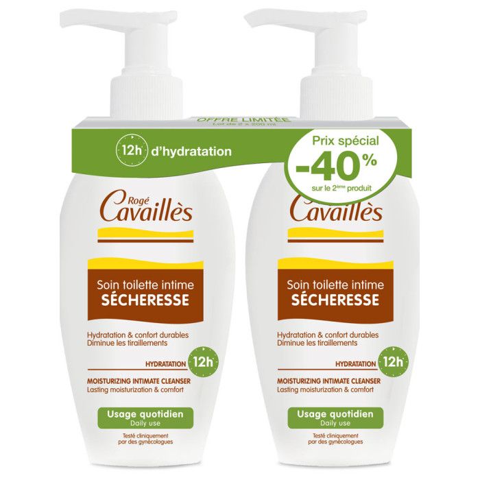ROGE CAVAILLES  SOIN INTIME SECHERESSE 250 ML LOT 2 -40%