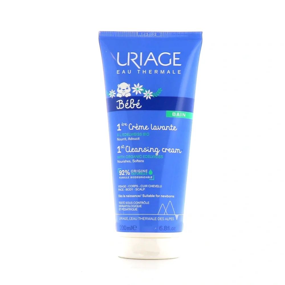 URIAGE BEBE CREME LAVANTE CHEVEUX ET CORPS  200ML