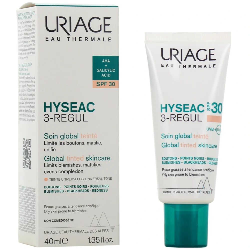 URIAGE HYSEAC 3 REGUL TEINTE SPF 30