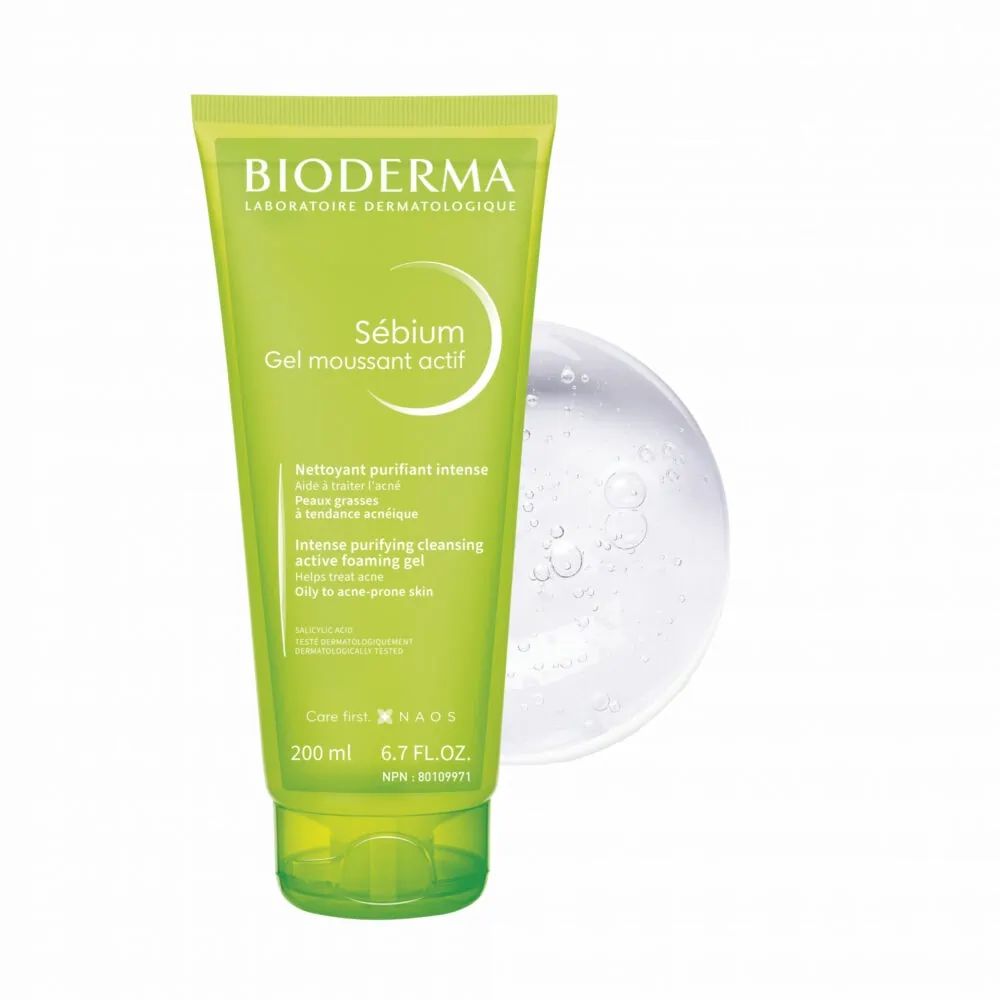 BIODERMA SEBIUM GEL MOUSSANT ACTIF 200ML