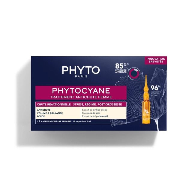 PHYTOCYANE AMPOULE ANTI-CHUTE PROGRESSIVE FEMME