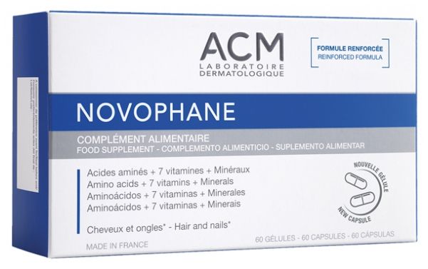 ACM NOVOPHANE COMPLÉMENT ALIMENTAIRE BOÎTES DE 60 GÉLULES