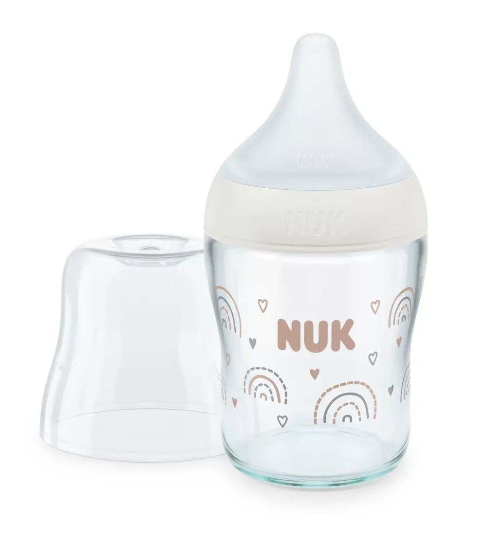 NUK BIBERON EN VERRE PERFECT MATCH 0M+ 120 ML