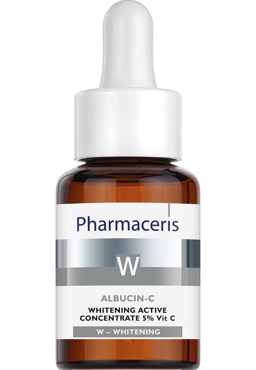 PHARMACERIS W Albucin-C 5% Sérum concentré anti-taches, 30ml