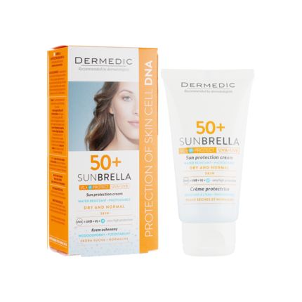 DERMEDIC SUNBRELLA FLUIDE ULTRA LEGER SPF50+ PEAUX NORMALES A SECHES 40ML (2EME OFFERT)