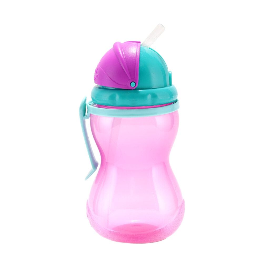 CANPOL BABIES Tasse Sport avec Paille Retractable Rose - 56/113