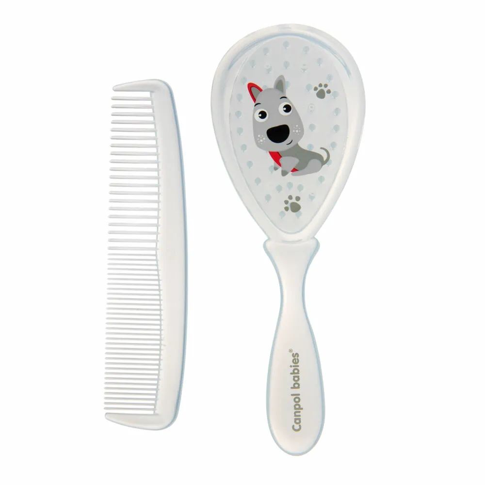 CANPOL BABIES SET BROSSE + PEIGNE COLLECTION TEDDY - 2/419