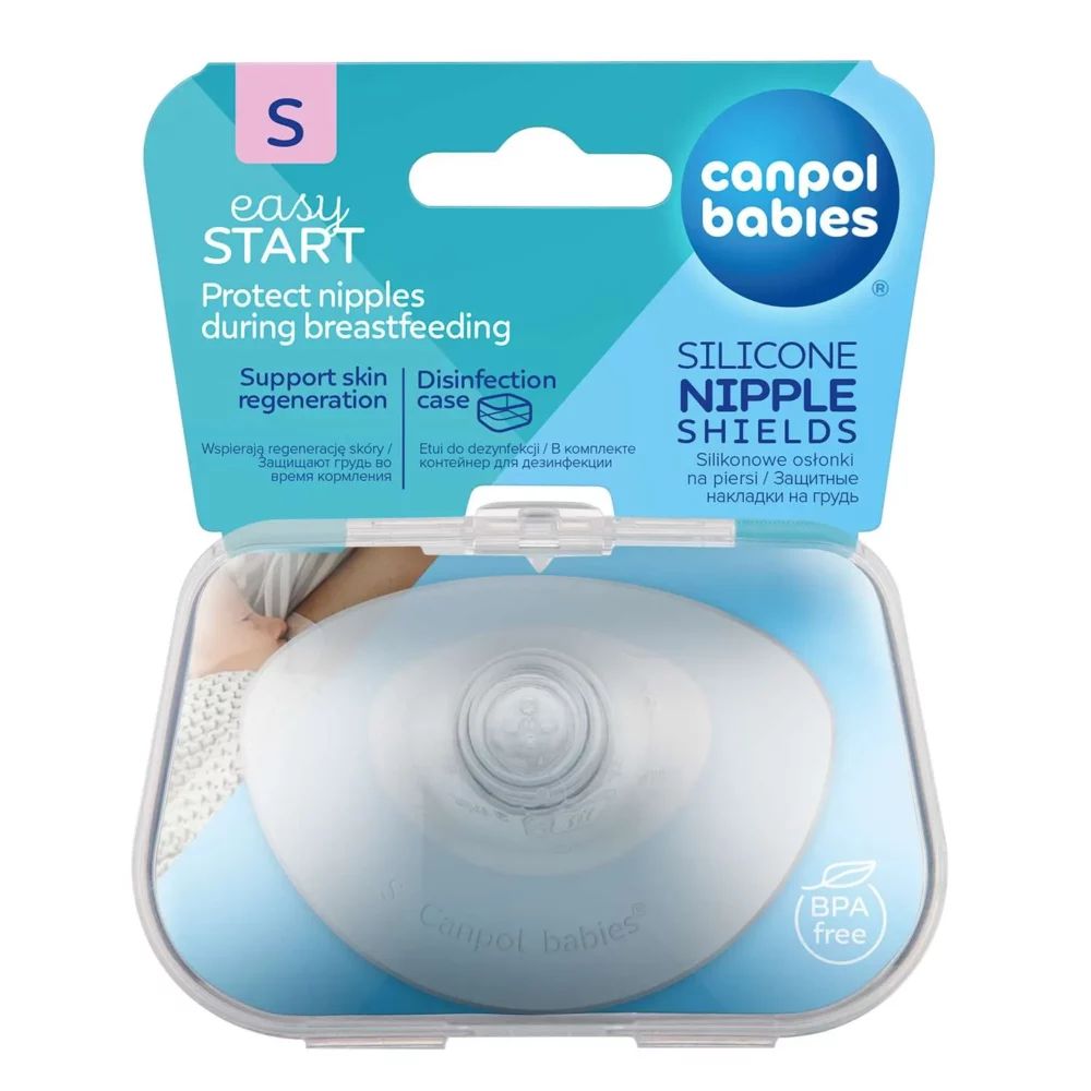 CANPOL BABIES Protections Mamelon Silicone Easystart S - 18/602