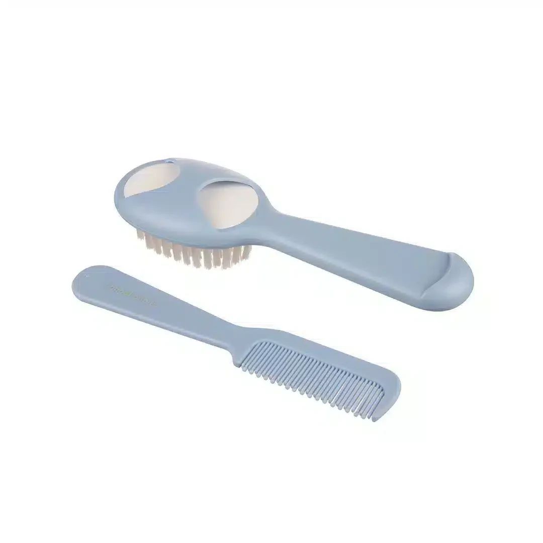 Brosse et Peigne pour cheveux bébé – Bleu