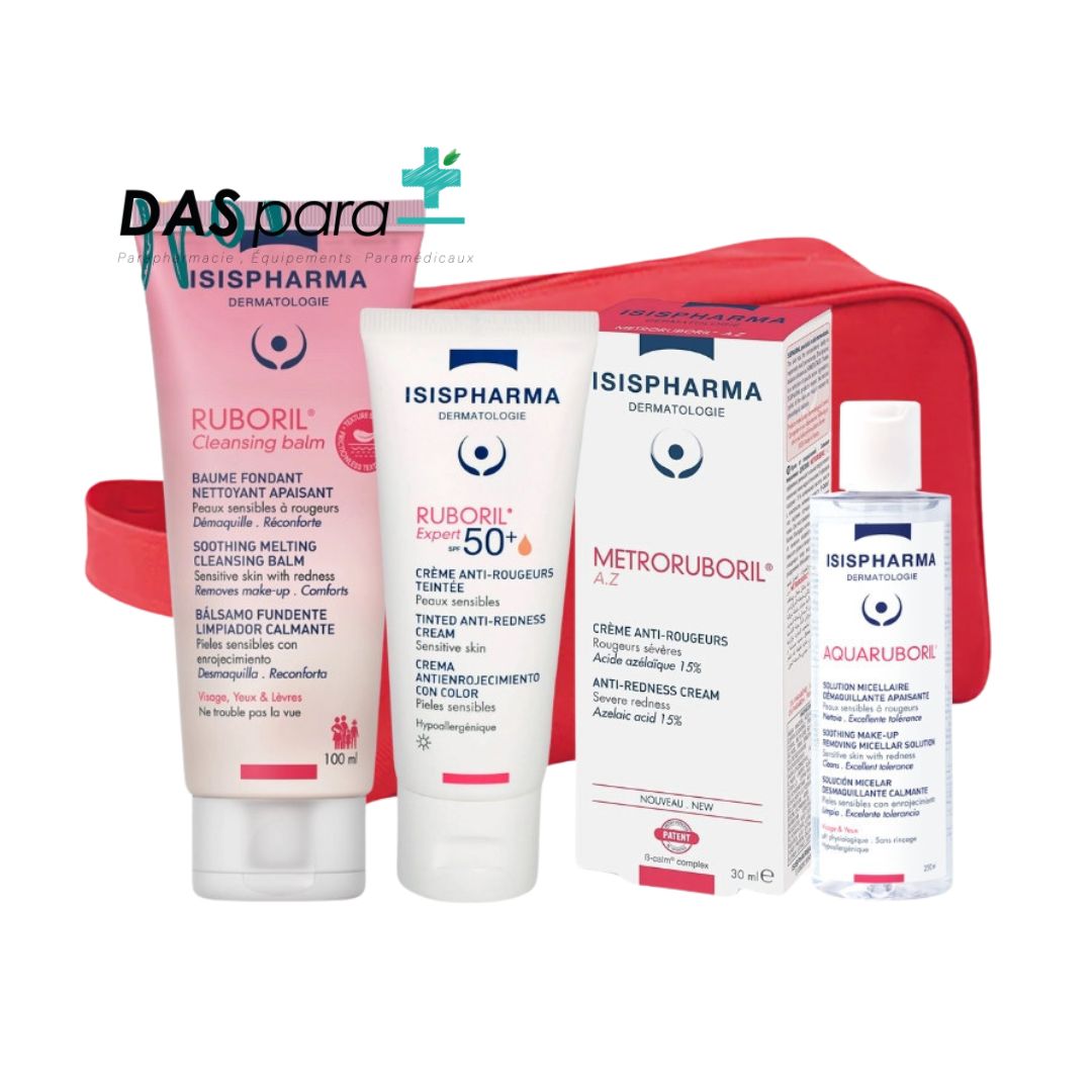 ISISPHARMA TROUSSE METRORUBORIL AZ+RUBORIL GEL+RUBORILEXPERTM+AQUA RUBORIL