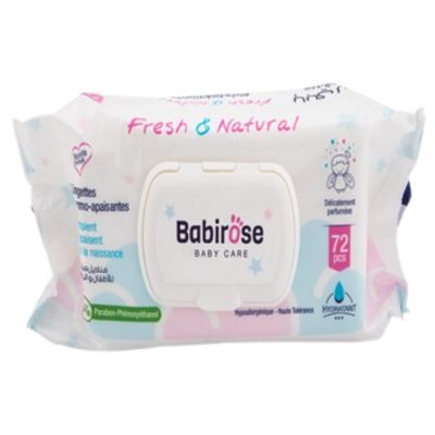 BABIROSE LINGETTES BEBE BT/72