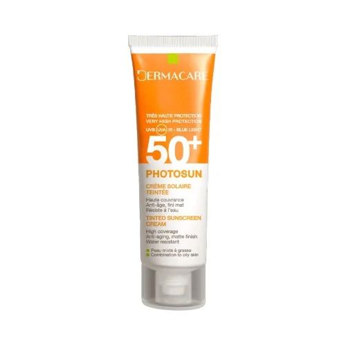 DERMACARE PHOTOSUN FLUIDE MATIFIANT TEINTE 01 PEAU MIXTE A GRASSE SPF 50+ 50ML