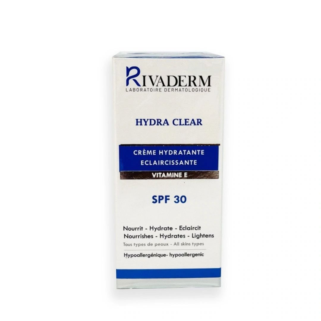 RIVADERM HYDRA CLEAR CREME ECLAIRCISSANTE SPF30  50ML