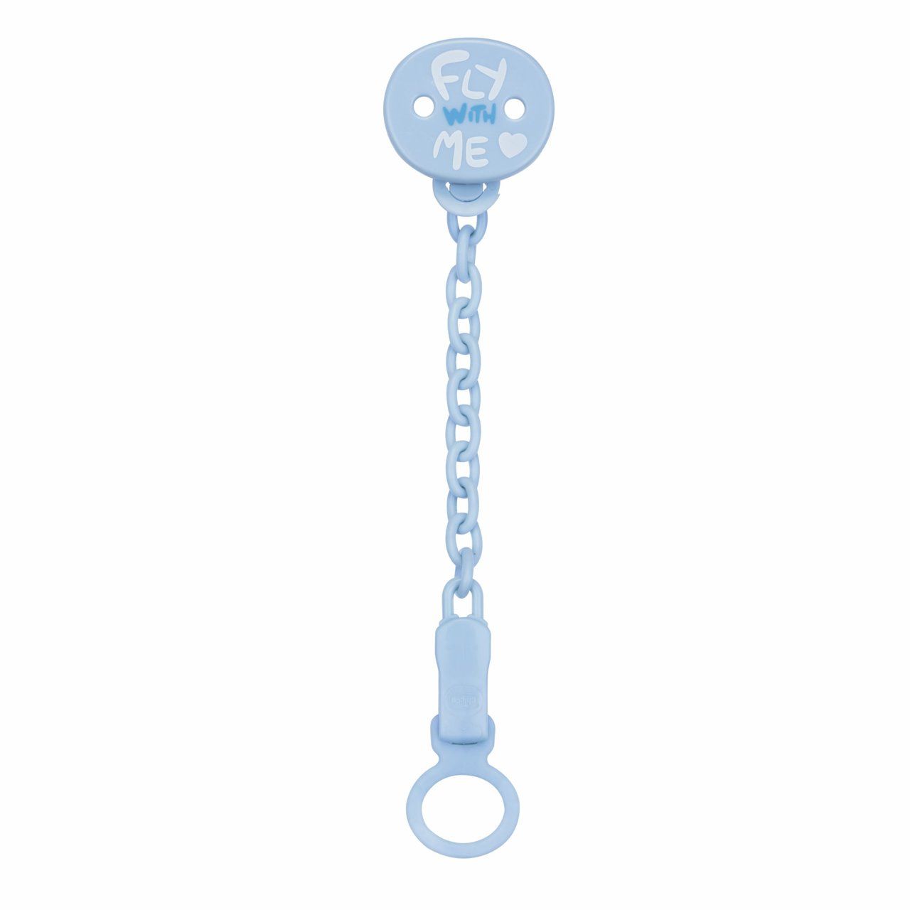 CHICCO ATTACHE SUCETTE CHAINE BLEU