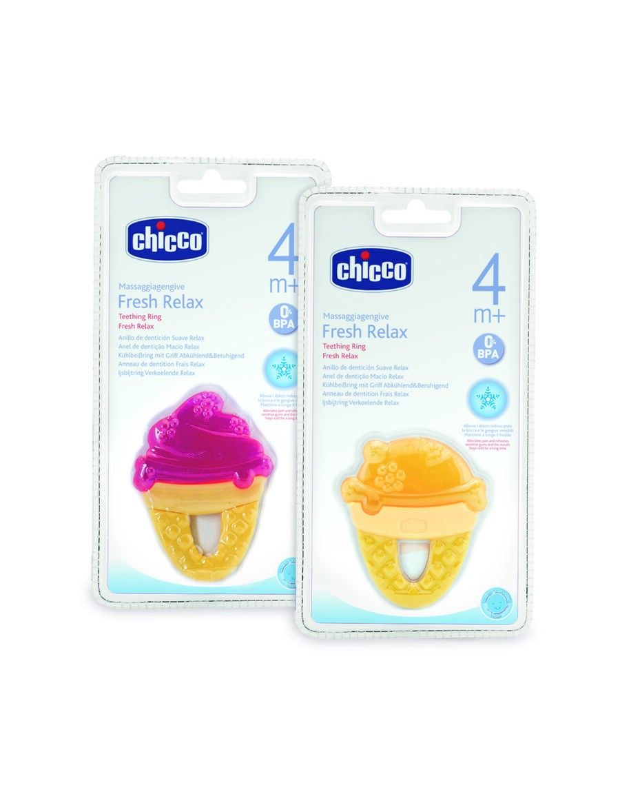 Chicco anneau de dentition fresh relax ice cream