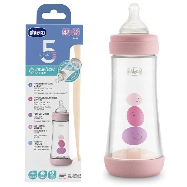 CHICCO BIBERON PLAS PERFECT ROSE 300ML