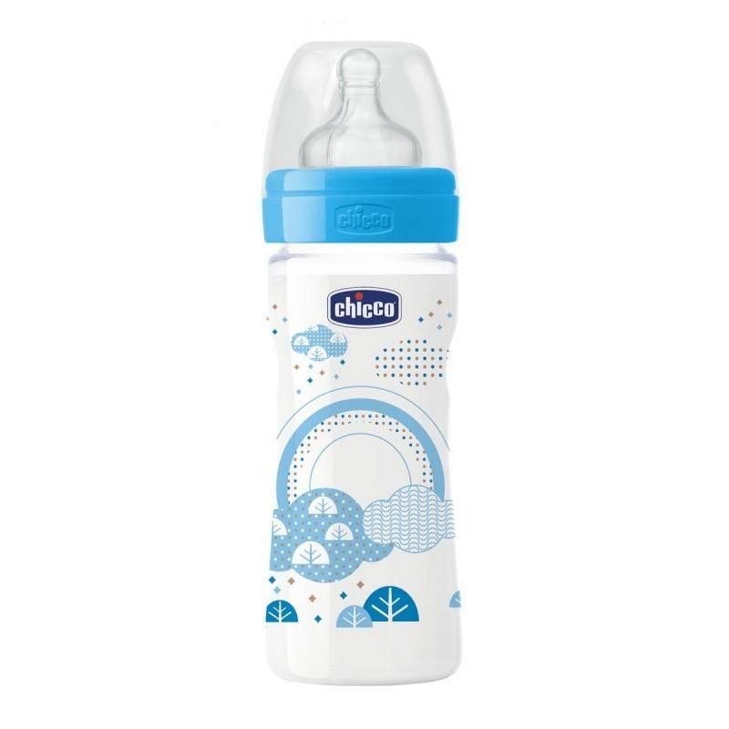 CHICCO BIBERON EN PLASTIQUE BOY 330 ML