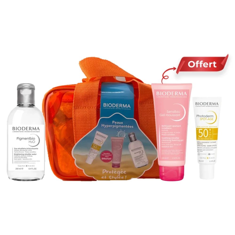 Bioderma Trousse Photoderm Spot Age SPF50+ 40ml + Pigmentbio H2o Eclaircissante 250ml + Sensibio Gel
