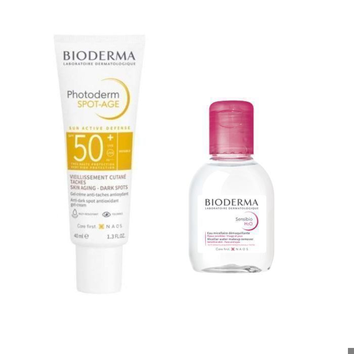 BIODERMA DUO PHOTODERM SPOT AGE+ SENSIBIO H2O 250ML(-50%)