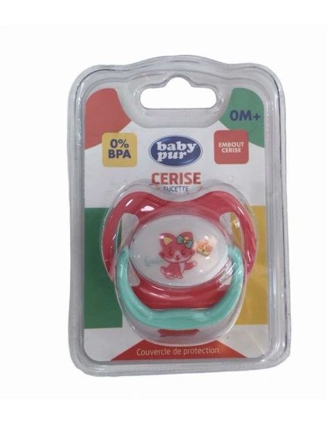 BABY PUR SUCETTE CERISE 0-6M 73001