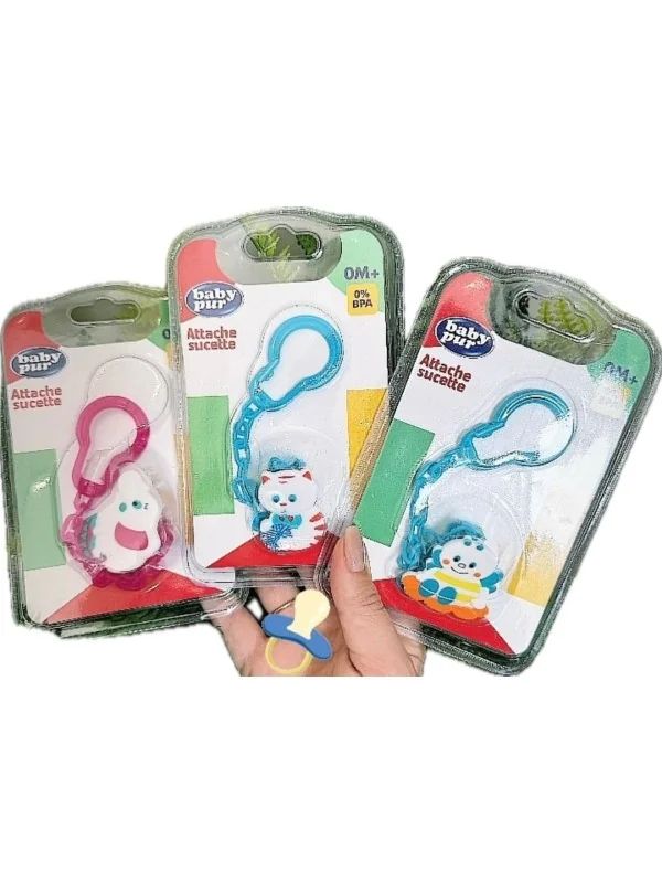 BABY PURE ATTACHE SUCETTE 0M+